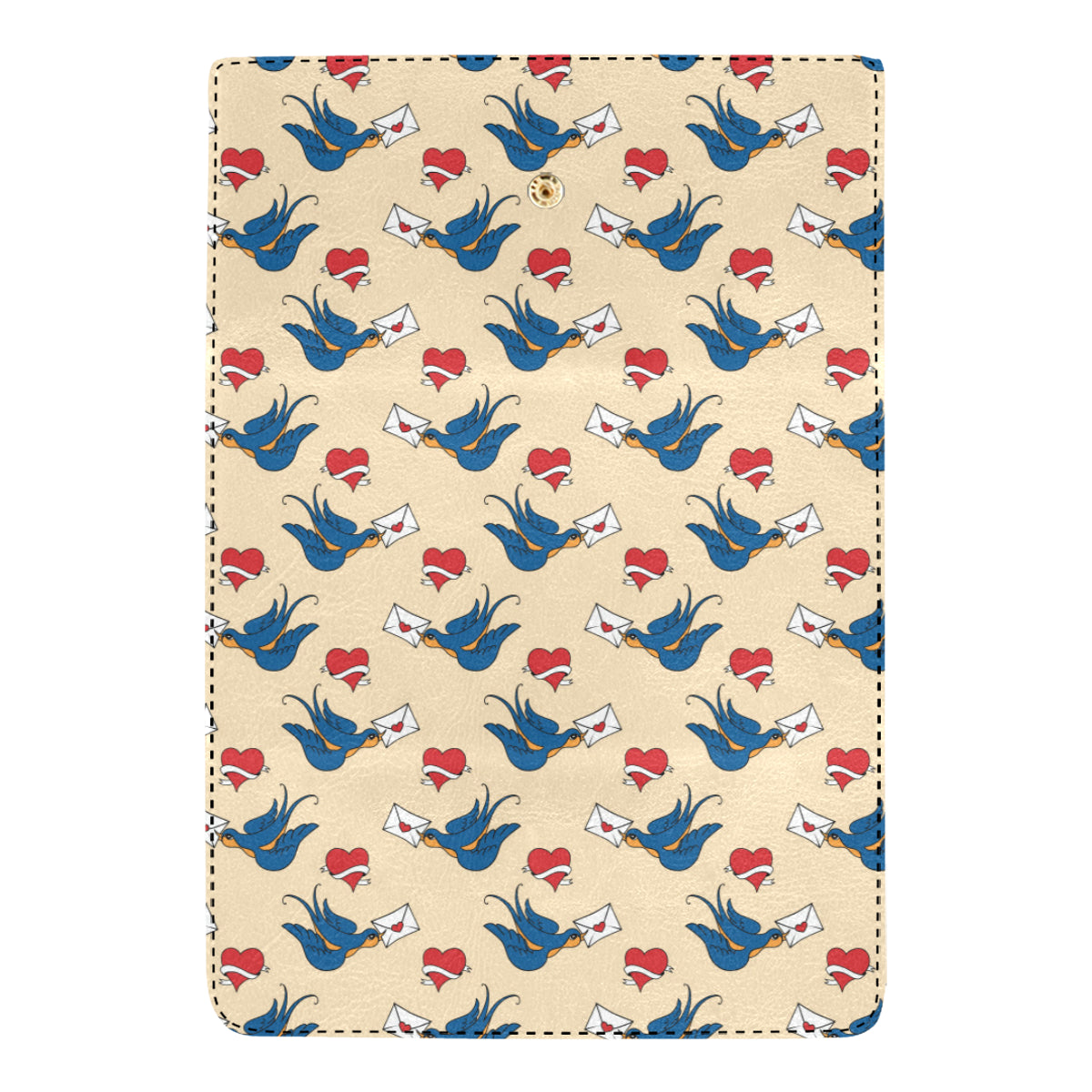 Swallow Bird Pattern Print Design 05 Women's Trifold Wallet