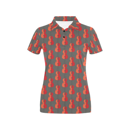 Cello Print Design LKS401 Women's Polo Shirt