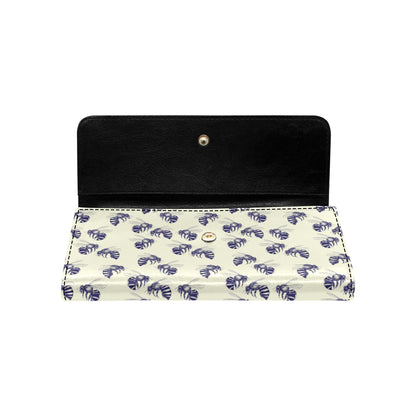 Bee Pattern Print Design 02 Women's Trifold Wallet