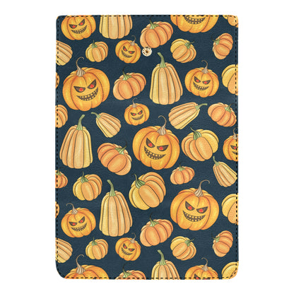 Pumpkin Halloween Pattern Print Design A04 Women's Trifold Wallet
