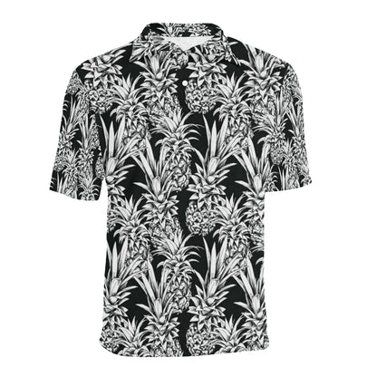 Pineapple Pattern Print Design PP08 Men Polo Shirt