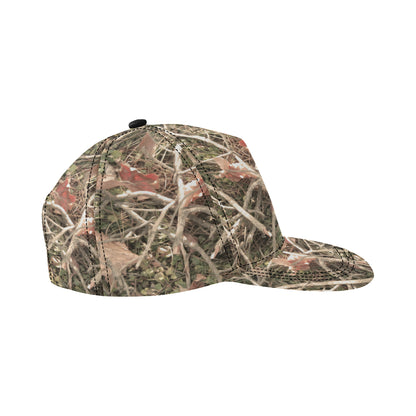 Camouflage Realistic Tree Authumn Print Snapback Cap