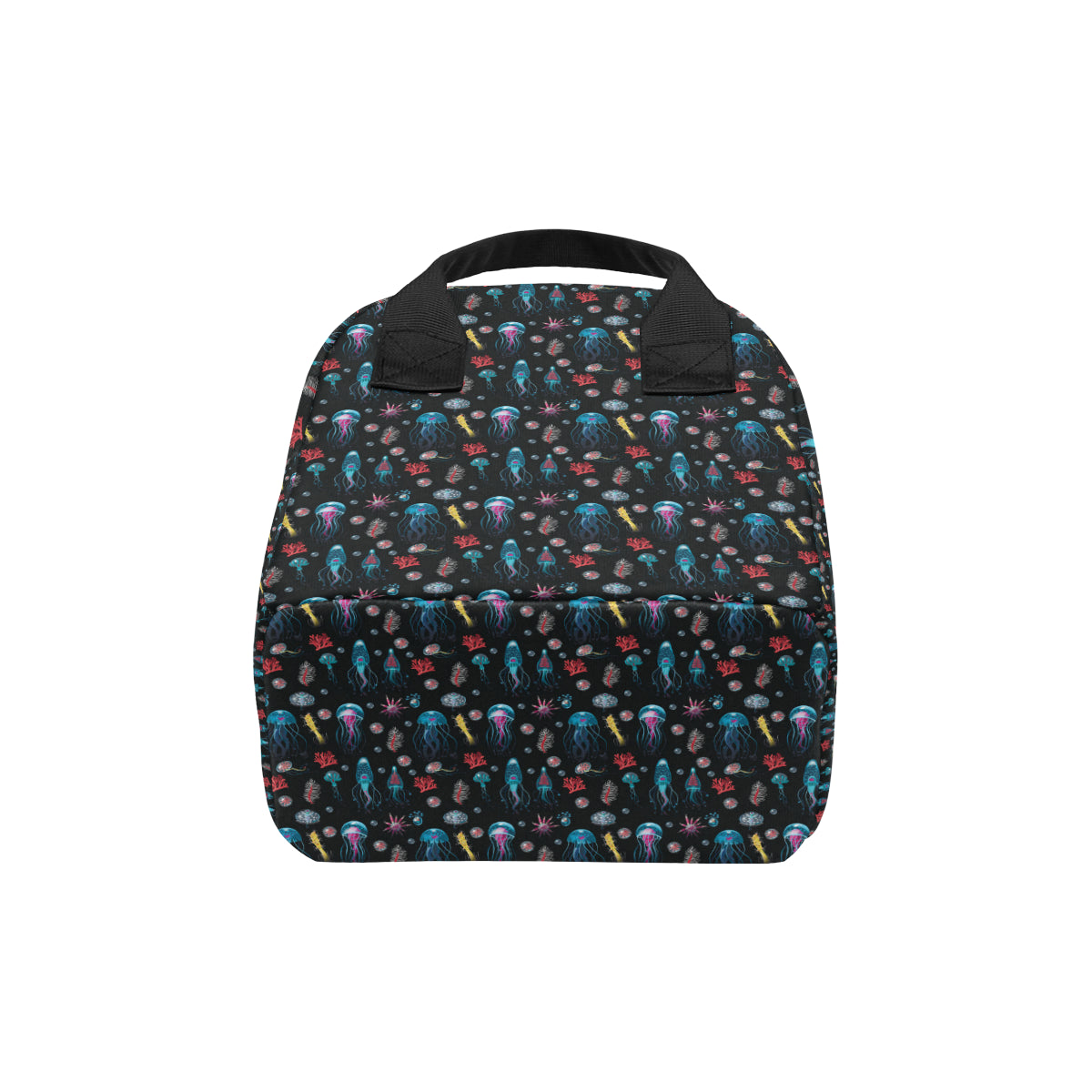 Jellyfish Underwater Print Insulated Lunch Bag