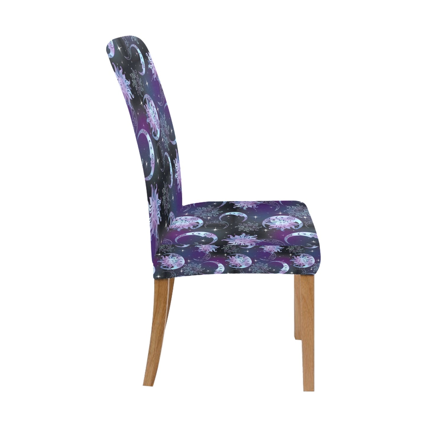 Sun Moon Print Design LKS303 Dining Chair Slipcover