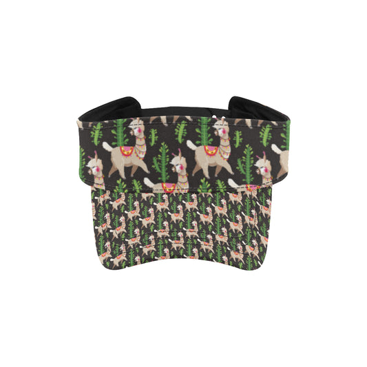 Alpaca Cactus Design Themed Print Unisex Sun Visor