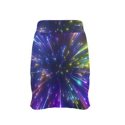Celestial Rainbow Speed Light 17" Golf & Pickleball Skort with Pockets