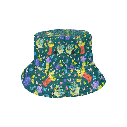 Gardening Pattern Print Design G08 Unisex Bucket Hat