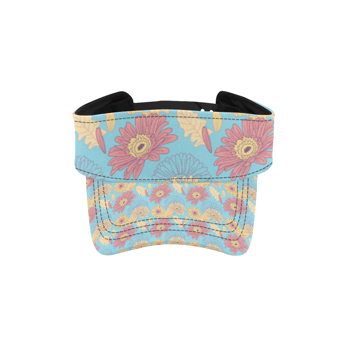 Gerberas Pattern Print Design GB04 Unisex Sun Visor
