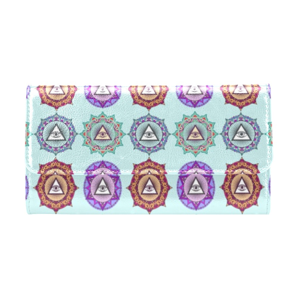 Third Eye Print Design LKS302 Women's Trifold Wallet