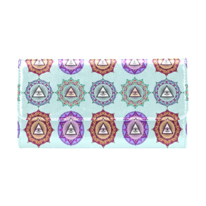 Third Eye Print Design LKS302 Women's Trifold Wallet