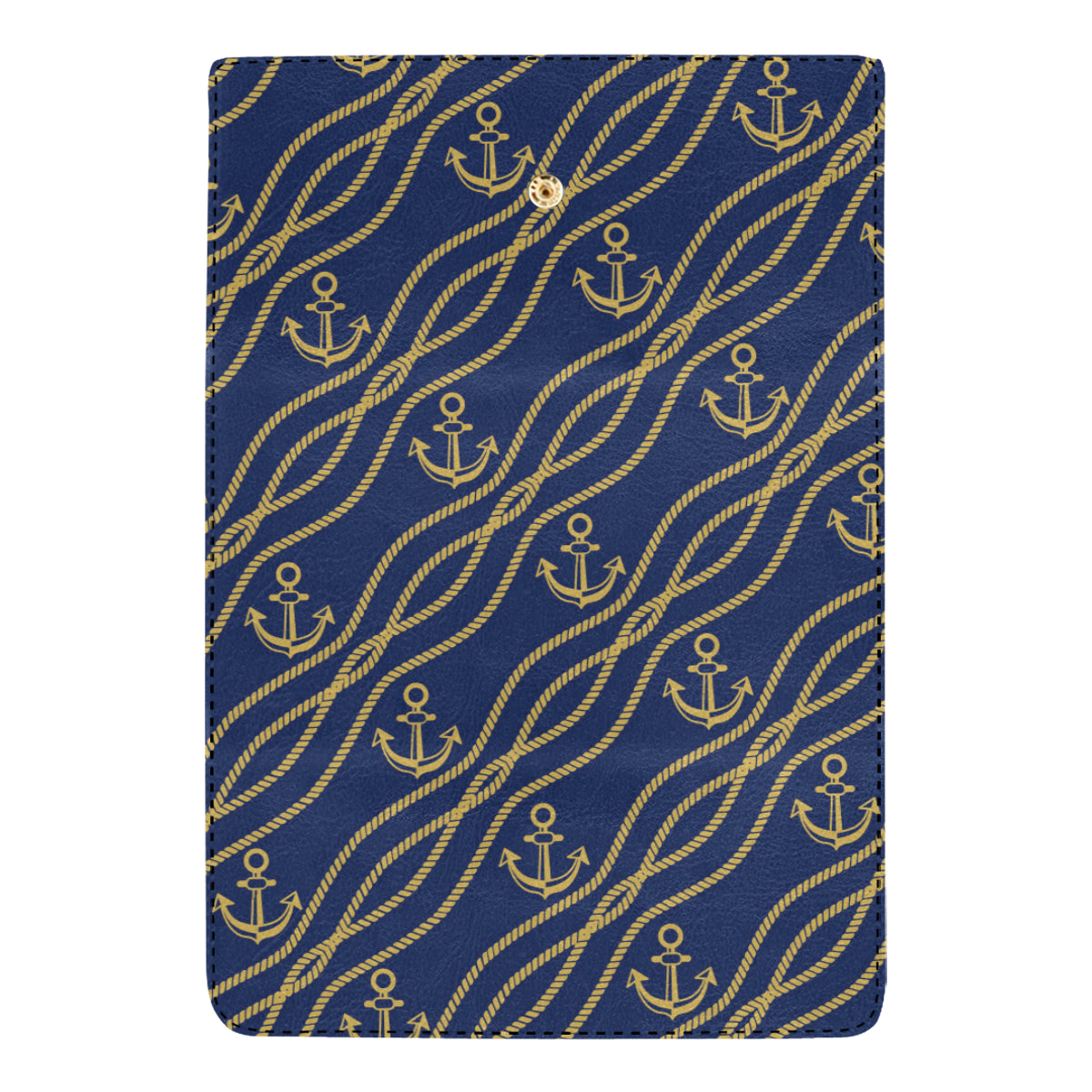 Nautical Anchor Rope  Pattern Women's Trifold Wallet