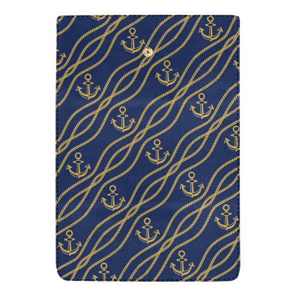 Nautical Anchor Rope  Pattern Women's Trifold Wallet