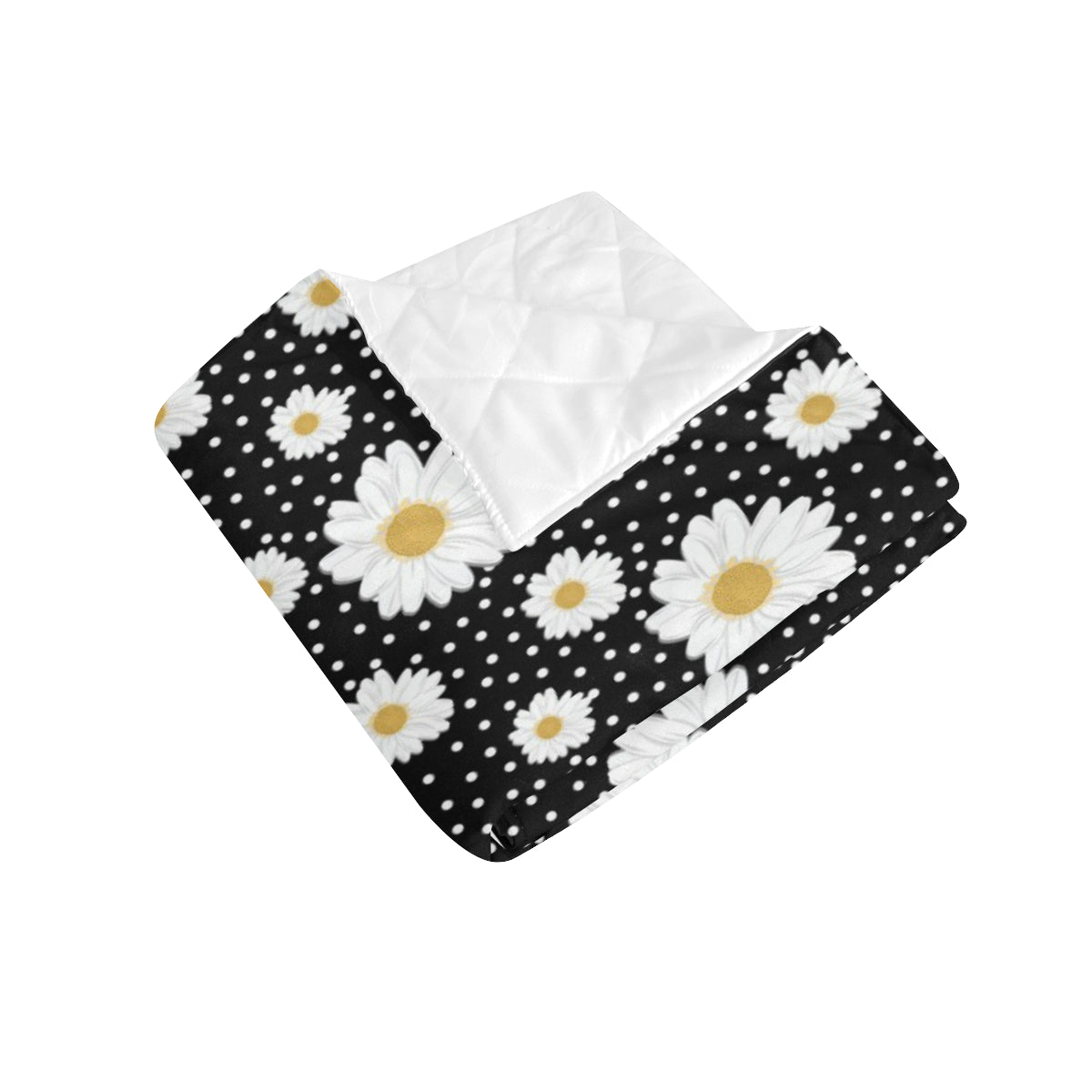 Daisy Pattern Print Design DS02 Premium Quilt