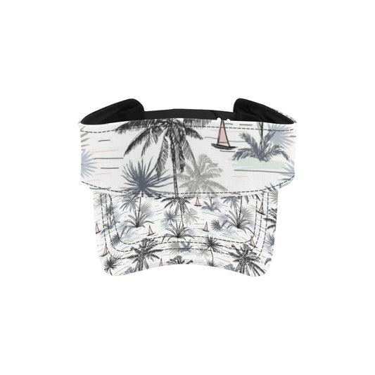 Pacific island Pattern Print Design A04 Unisex Sun Visor