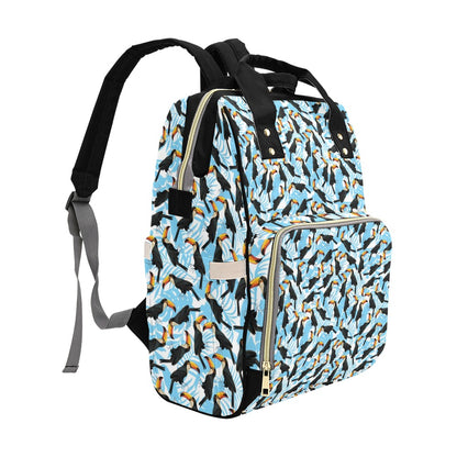 Toucan Print Design LKS303 Diaper Bag Backpack