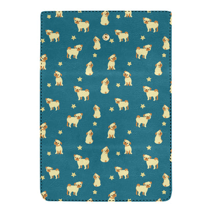 Pug Pattern Print Design A06 Women's Trifold Wallet