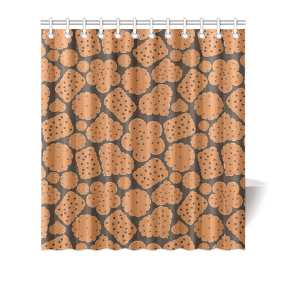 Cracker Pattern Print Design 01 Shower Curtain