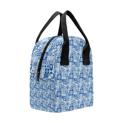 Swedish Print Pattern Insulated Lunch Bag
