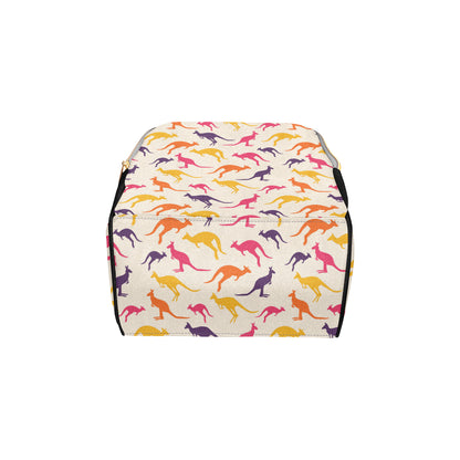 Kangaroos Pattern Print Design 01 Diaper Bag Backpack