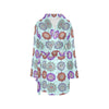 Third Eye Print Design LKS302 Women's Fleece Robe