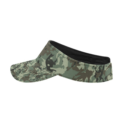 Camouflage Pattern Print Design 06 Unisex Sun Visor