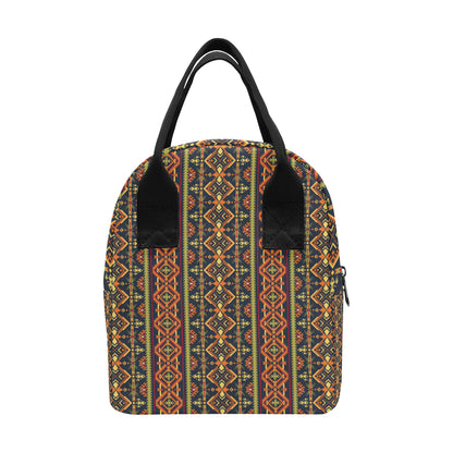 Kente Classic Design African Print Insulated Lunch Bag