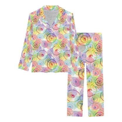 Third Eye Print Design LKS303 Women's Long Pajama Set