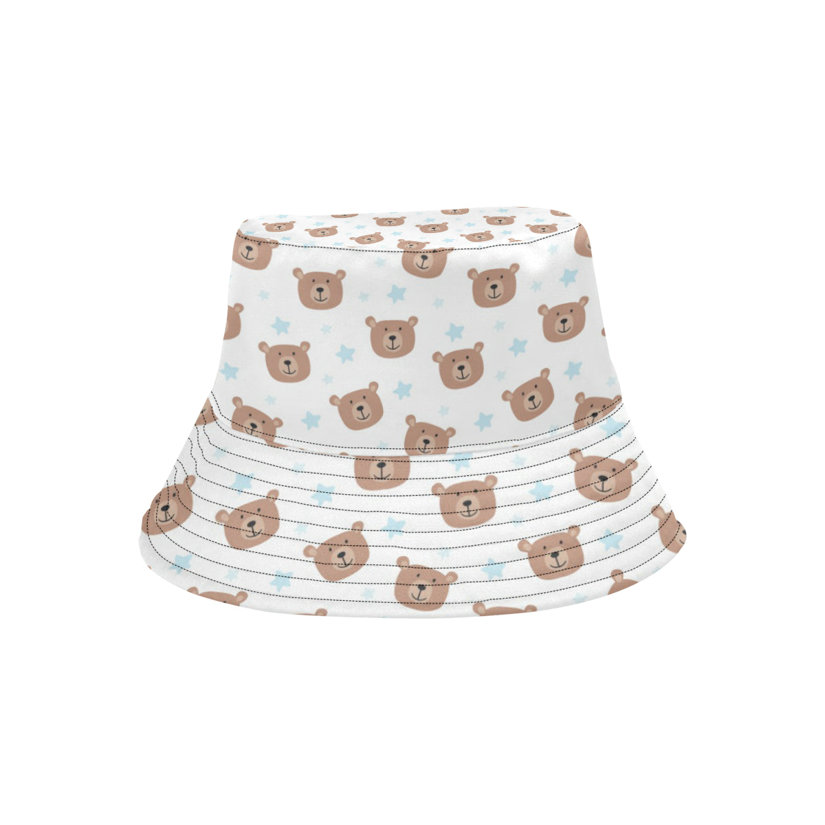 Bear Pattern Print Design BE02 Unisex Bucket Hat