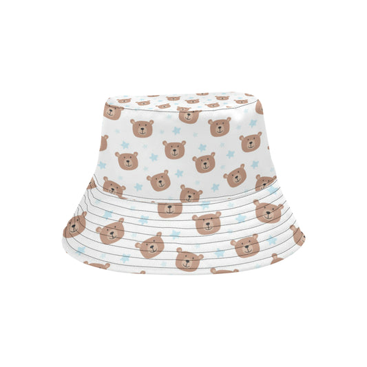 Bear Pattern Print Design BE02 Unisex Bucket Hat