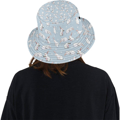 Rabbit Pattern Print Design RB06 Unisex Bucket Hat