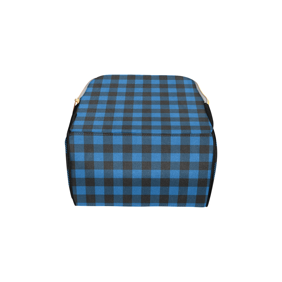 Buffalo check Blue Pattern Print Design 03 Diaper Bag Backpack