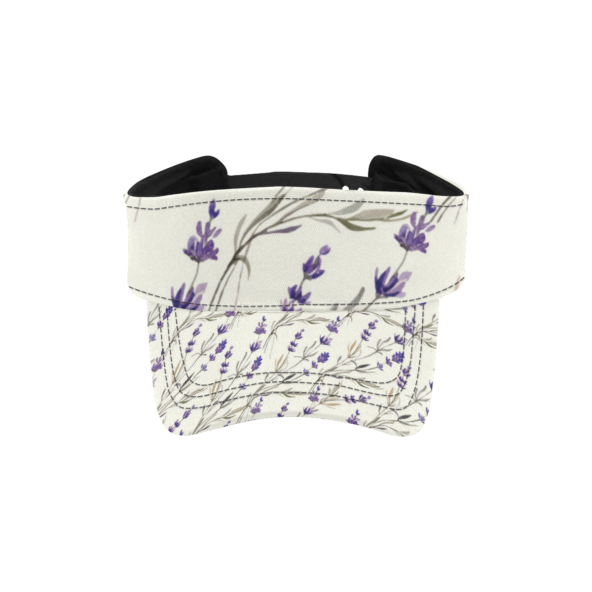 Lavender Pattern Print Design 01 Unisex Sun Visor