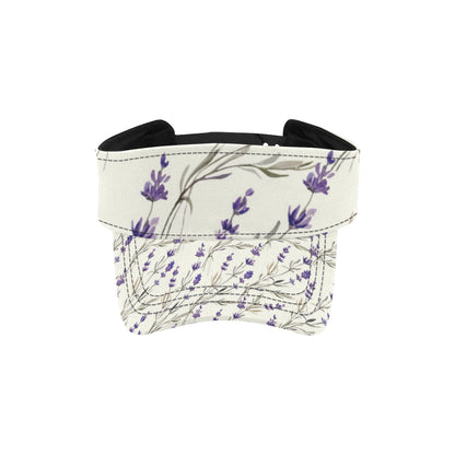 Lavender Pattern Print Design 01 Unisex Sun Visor