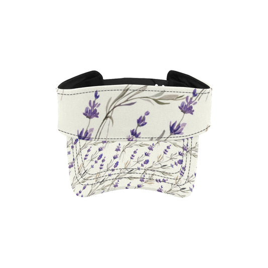 Lavender Pattern Print Design 01 Unisex Sun Visor