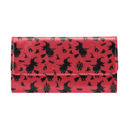 Witch Print Design LKS303 Women's Trifold Wallet