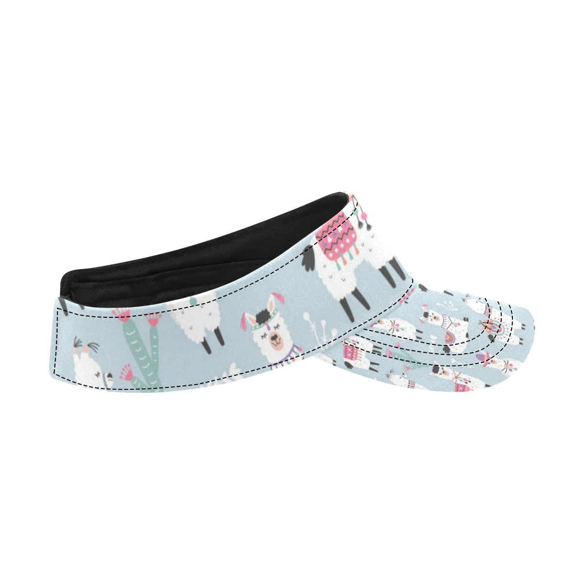 Llama Pattern Print Design 04 Unisex Sun Visor