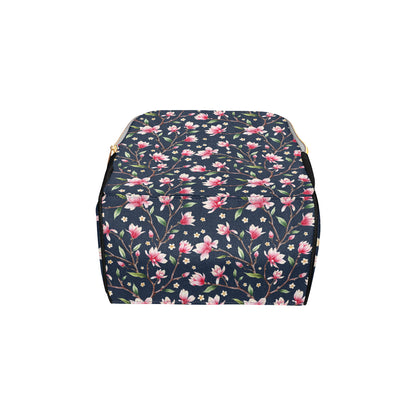 Magnolia Pattern Print Design MAG09 Diaper Bag Backpack