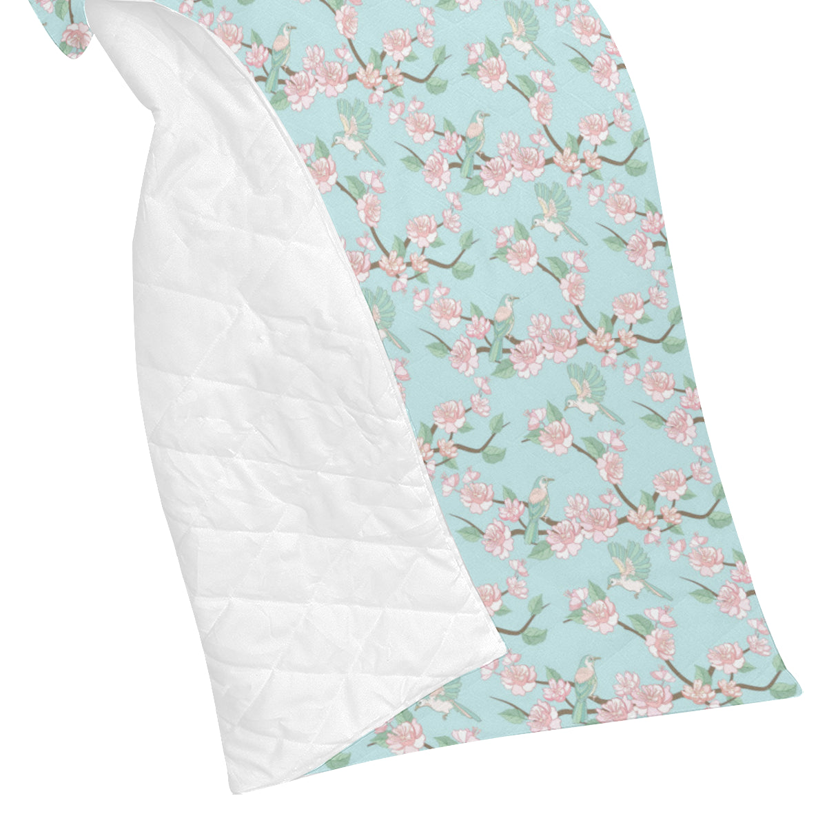 Cherry Blossom Pattern Print Design 02 Premium Quilt