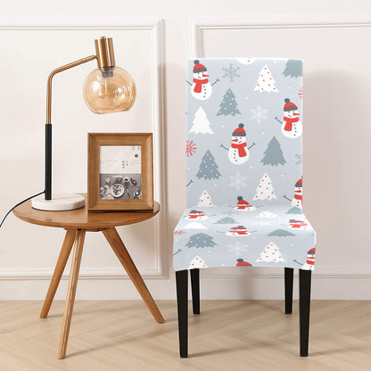 Snowman Print Design LKS302 Dining Chair Slipcover