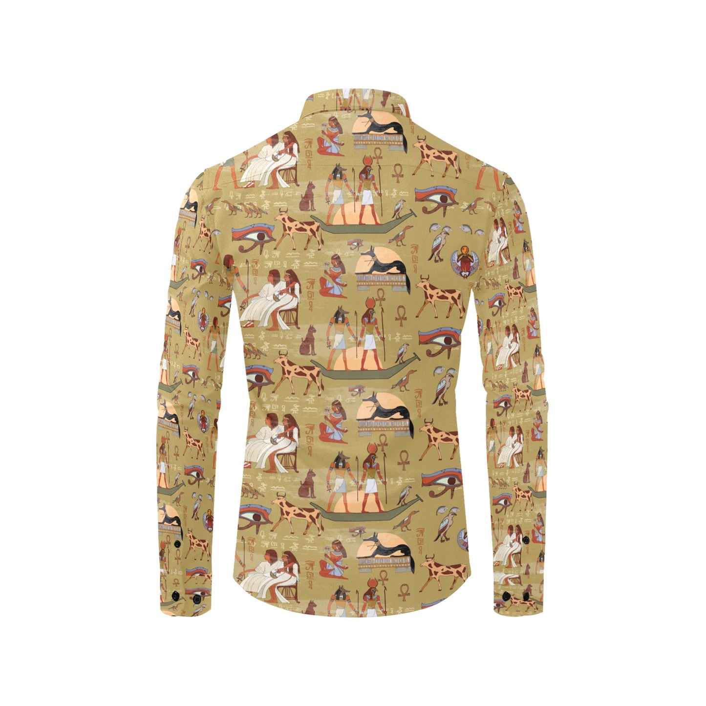 Ancient Greek Classic Pattern Design LKS305 Men's Long Sleeve Dress Shirt