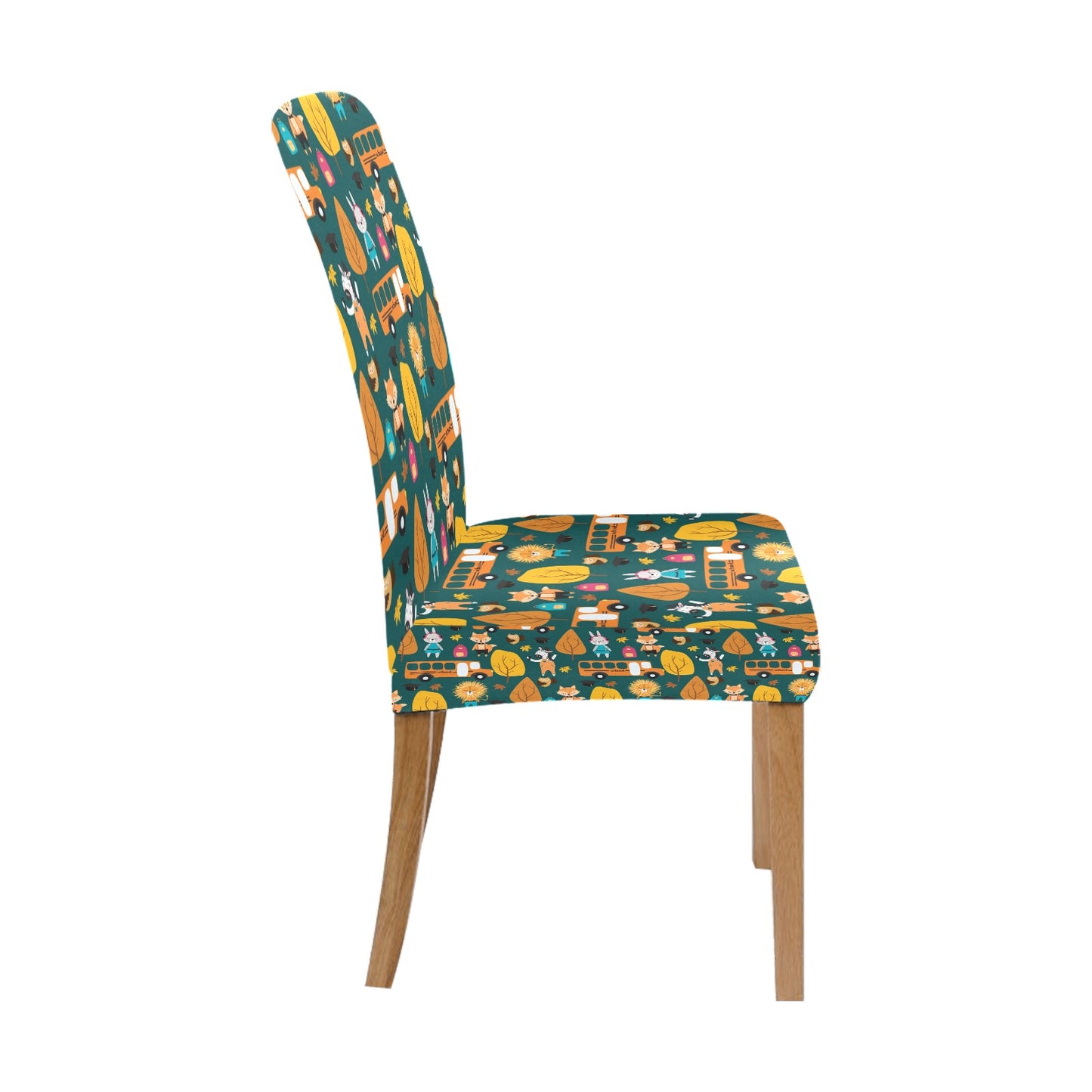 School Bus Print Design LKS309 Dining Chair Slipcover
