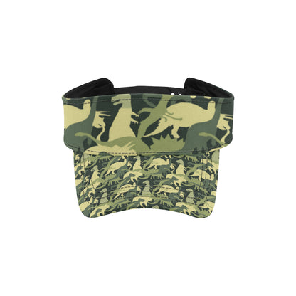 Camouflage Dinosaur Pattern Print Design 03 Unisex Sun Visor