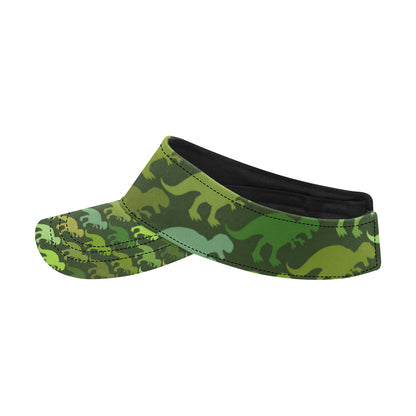 T Rex Pattern Print Design A03 Unisex Sun Visor
