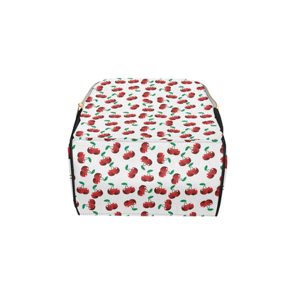 Cherry Pattern Print Design 01 Diaper Bag Backpack