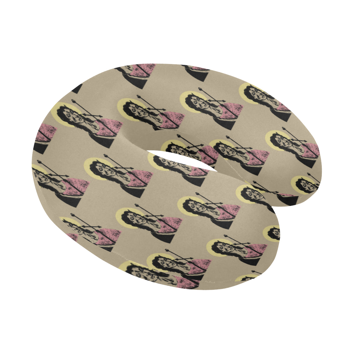 Christian Pattern Print Design 04 U-Shaped Travel Neck Pillow