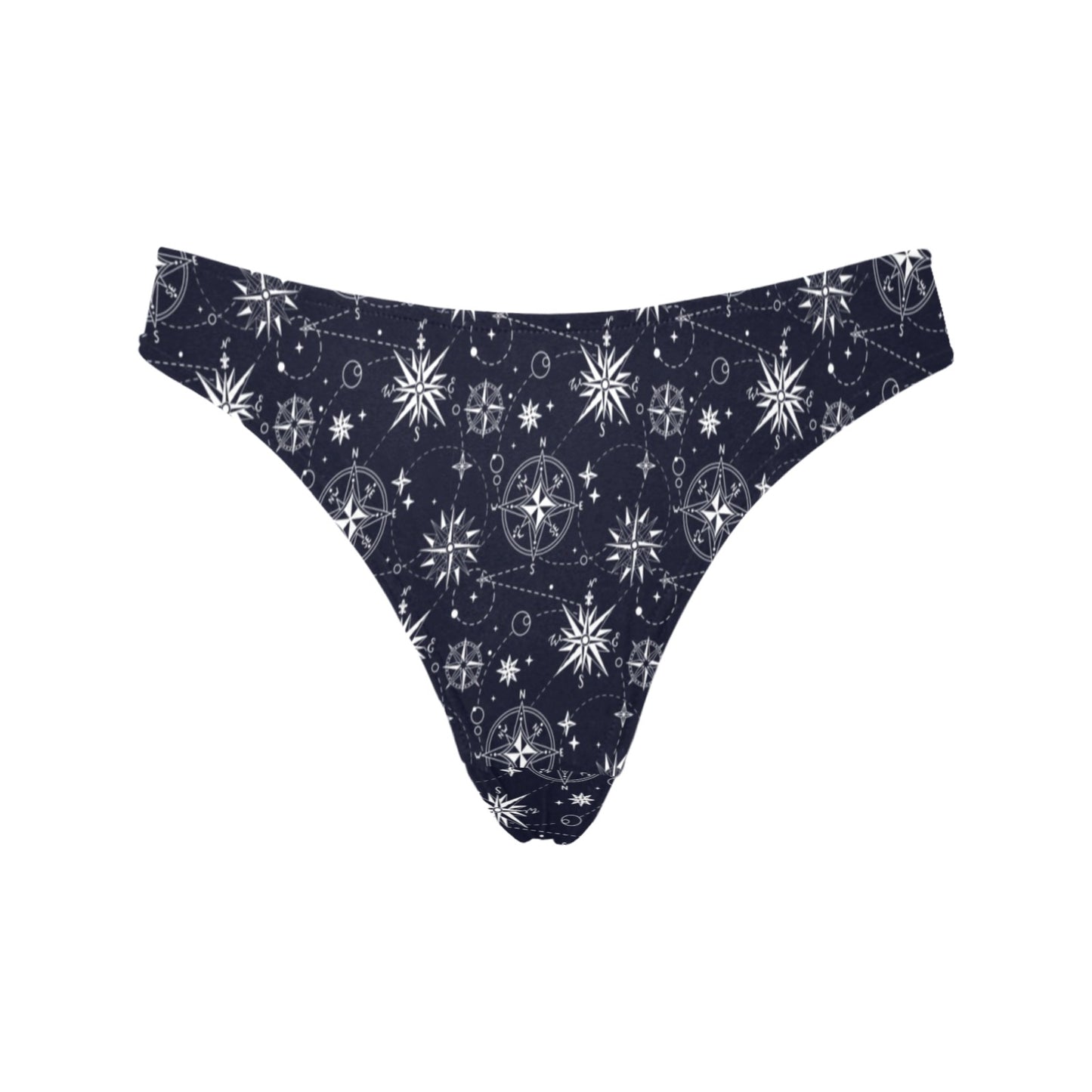 Nautical Sky Design Themed Print Women's Thongs