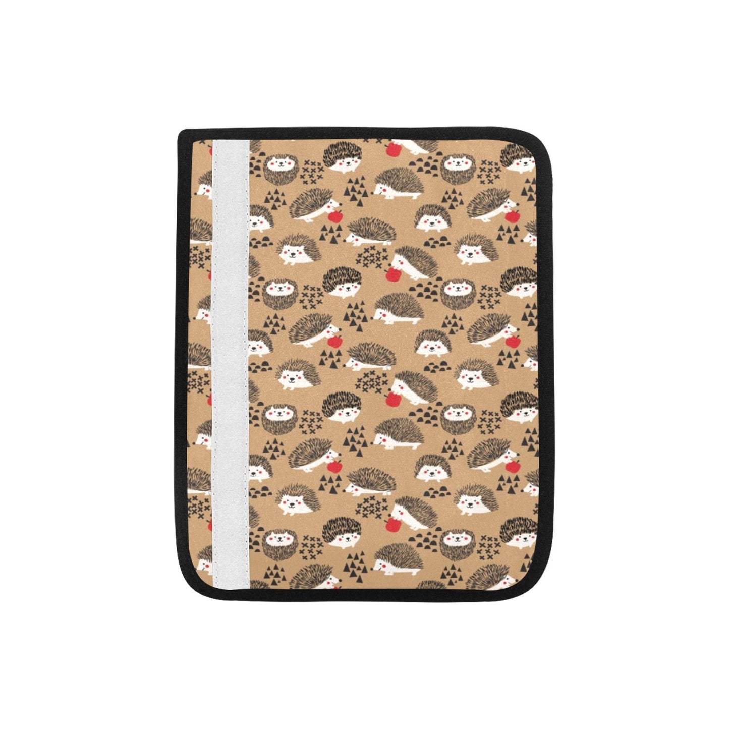 Hedgehog Print Design LKS403 Car Seat Belt Cover