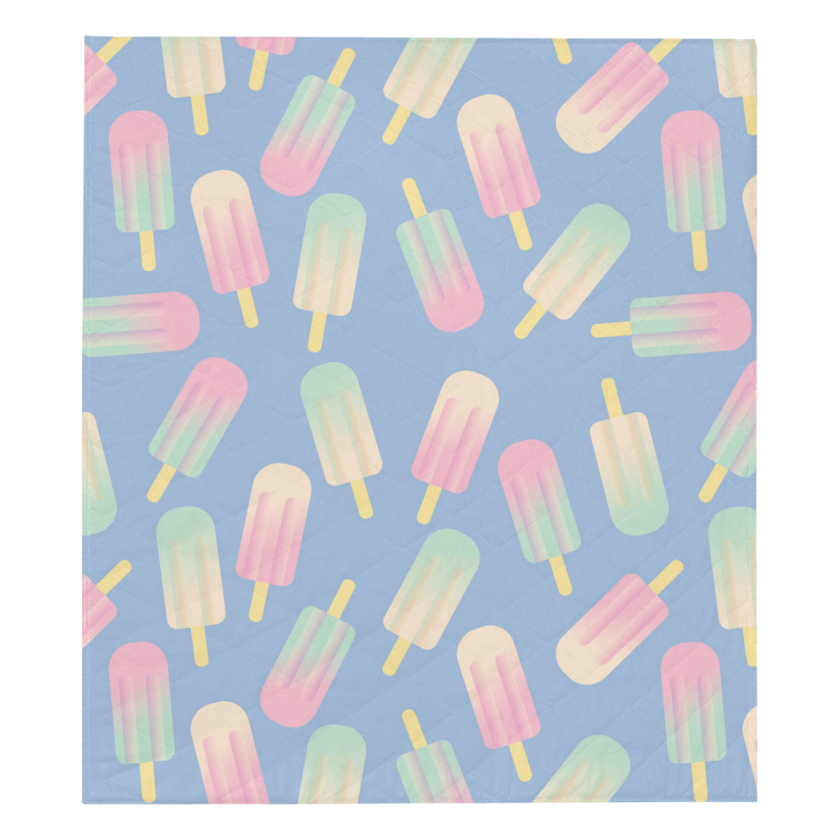 Ice Cream Pattern Print Design 05 Premium Quilt