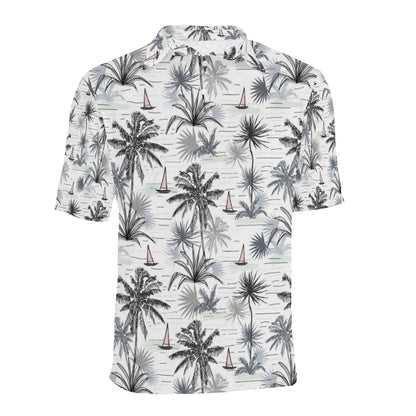 Pacific island Pattern Print Design A04 Men Polo Shirt
