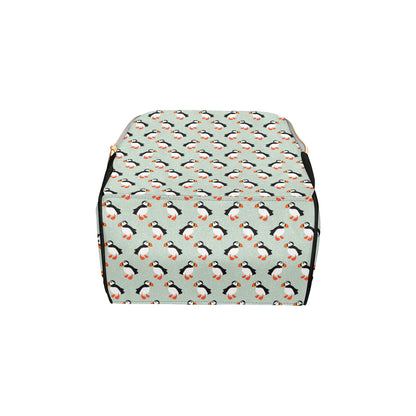 Puffin Pattern Print Design A03 Diaper Bag Backpack